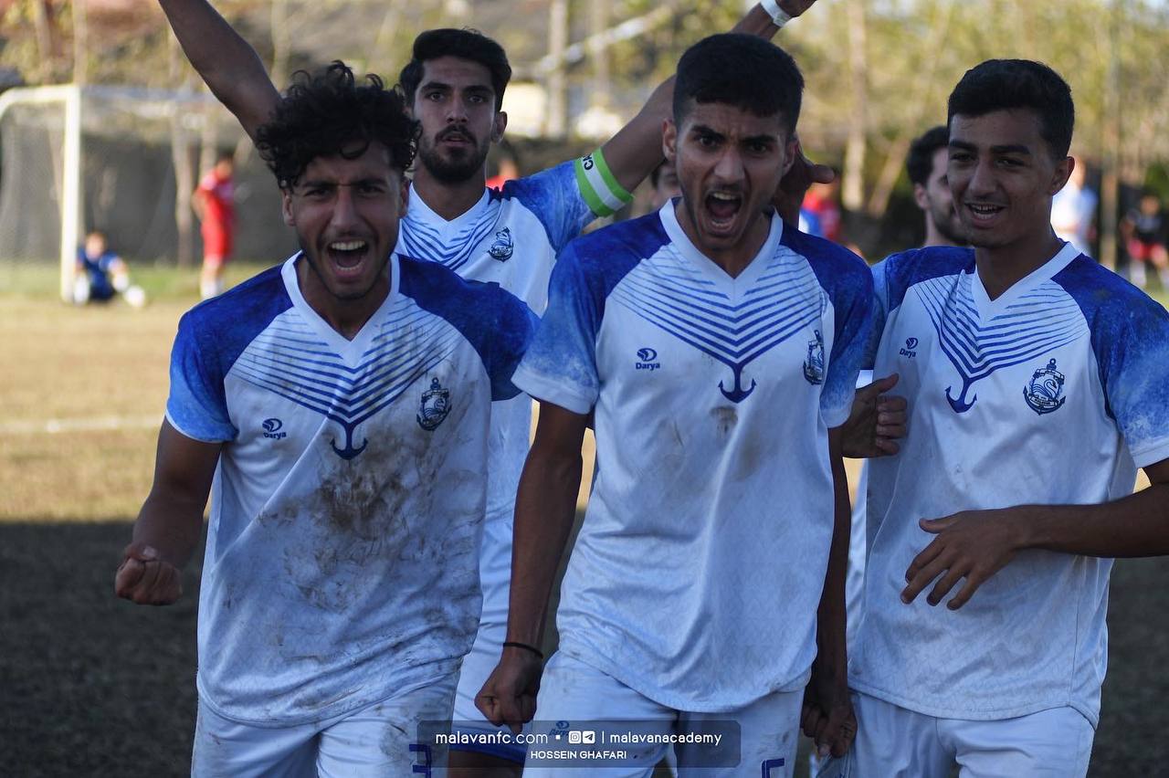 پیروزی جوانان ملوان ب مقابل پاسارگاد لاهیجان